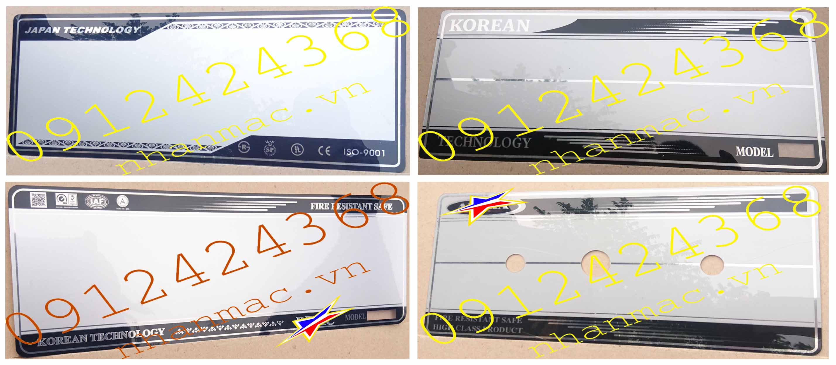 KB8-Tem nhãn mác mặt nạ mặt ốp két sắt két bạc 6