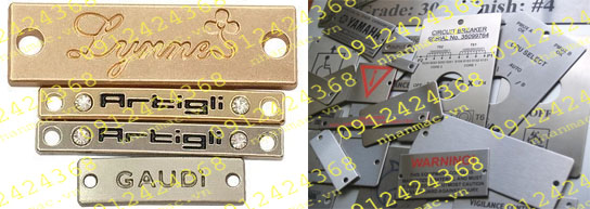 LTM37- Logo tem nhãn mác Tag name plate hợp kim nhôm đồng inox kim loại  chế tác  nhanh nhất