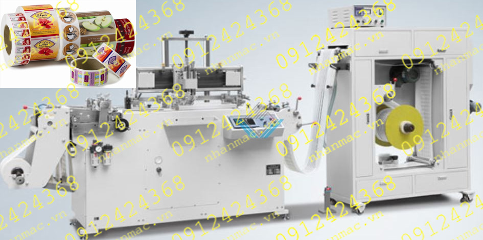 LTN27- Labels nhãn dán tem nhựa  mác giấy trên Decal in ấn theo phương pháp in lưới