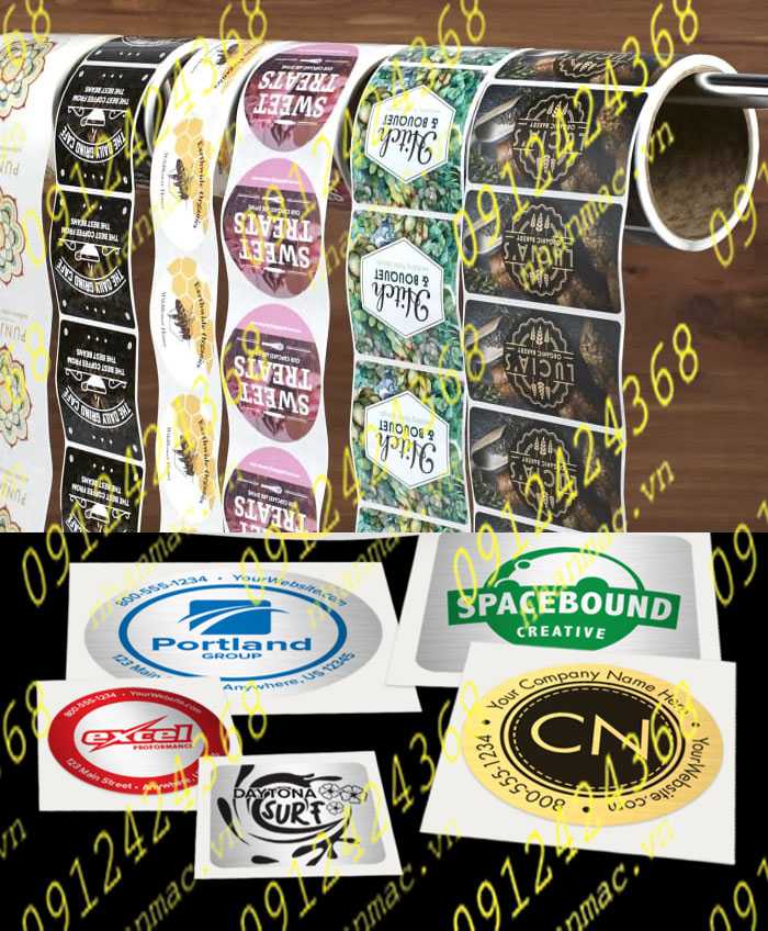 LTN3- Labels tem nhãn mác in trên vật liệu decal giấy decal nhựa có rất nhiều ưu điểm-CP