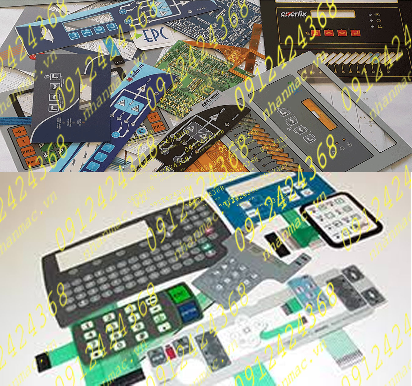 MN40- Màng nhựa nhấn nút nổi in mực dẫn điện làm bàn phím bấm là lựa chọn hàng đầu của các nhà sản xuất bộ trung tâm điều khiển