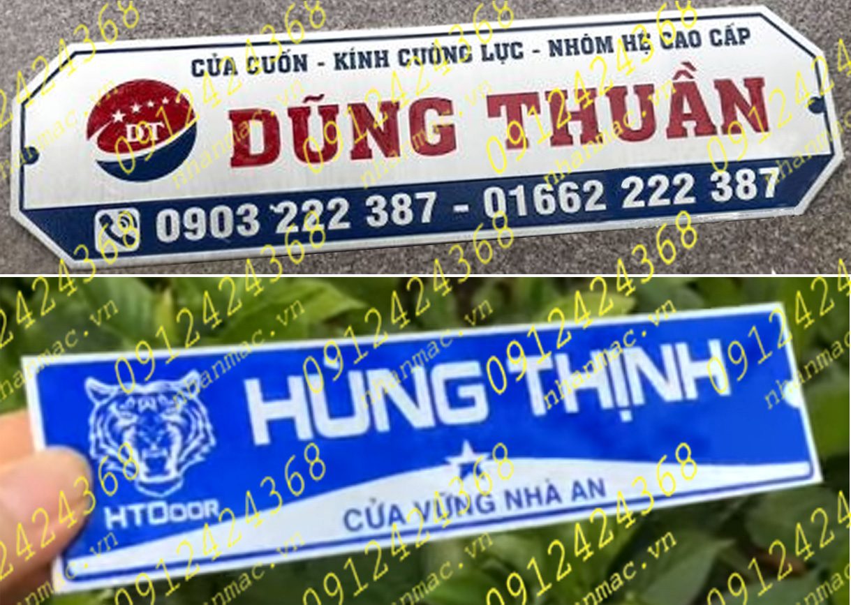 TCTH13- Tem nhãn mác cửa cuốn cửa kính- thủy lực- nhôm hệ bảo vệ TT và tăng độ tin cậy