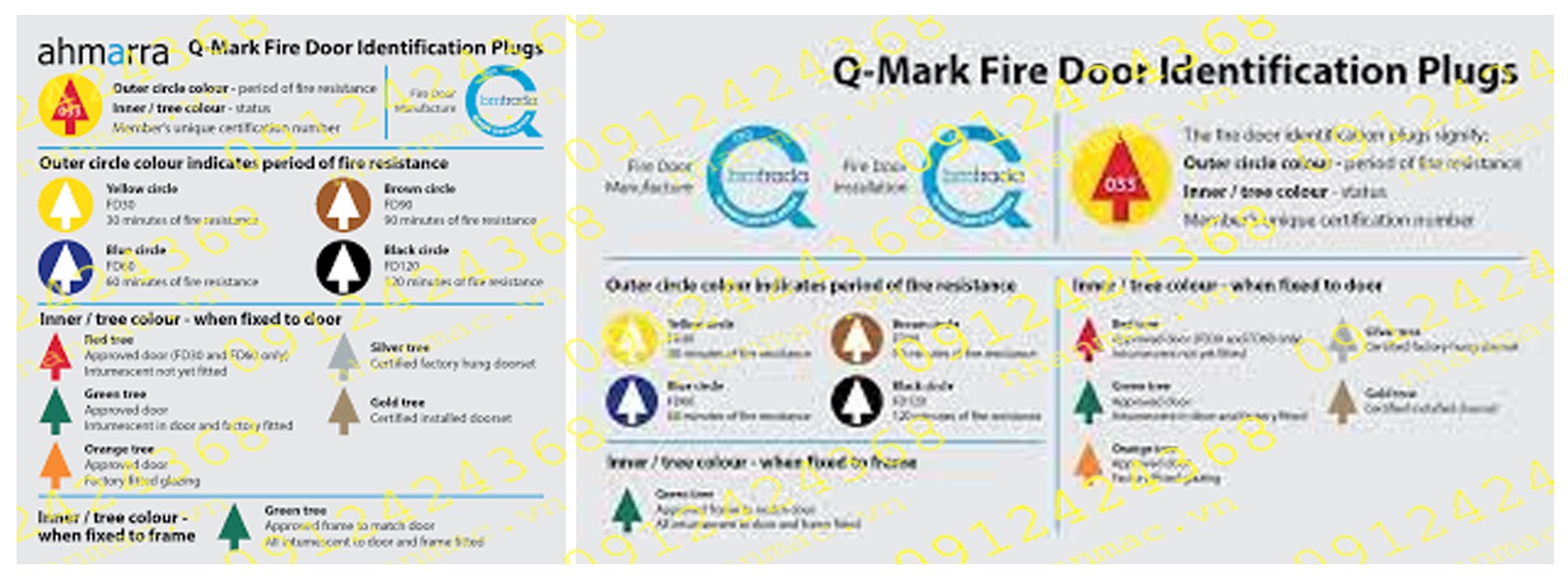 TCTH19- Tem nhãn mác cửa cuốn cửa kính- thủy lực- nhôm hệ bằng chất liệu nhựa giúp tiết kiệm CP