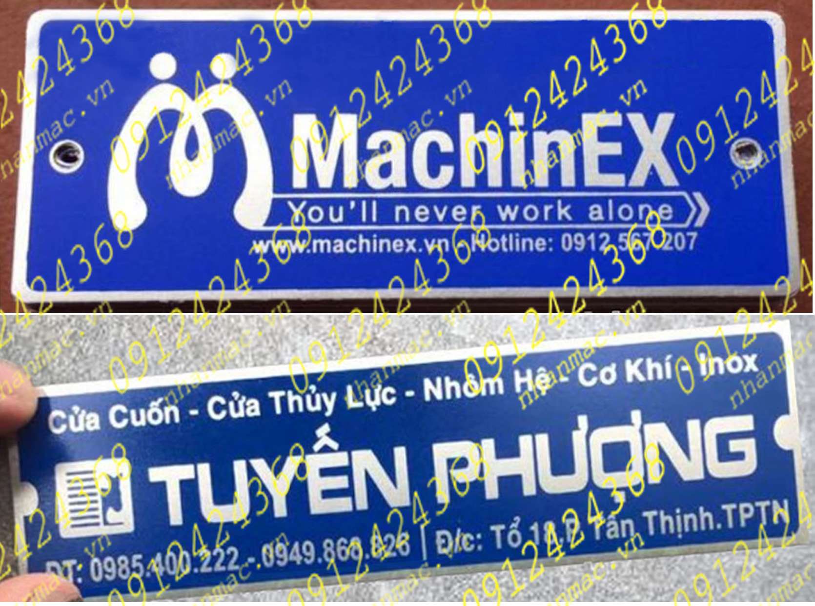 TCTH21- Tem nhãn mác cửa cuốn cửa kính- thủy lực- nhôm hệ in flexo có giá thành rẻ