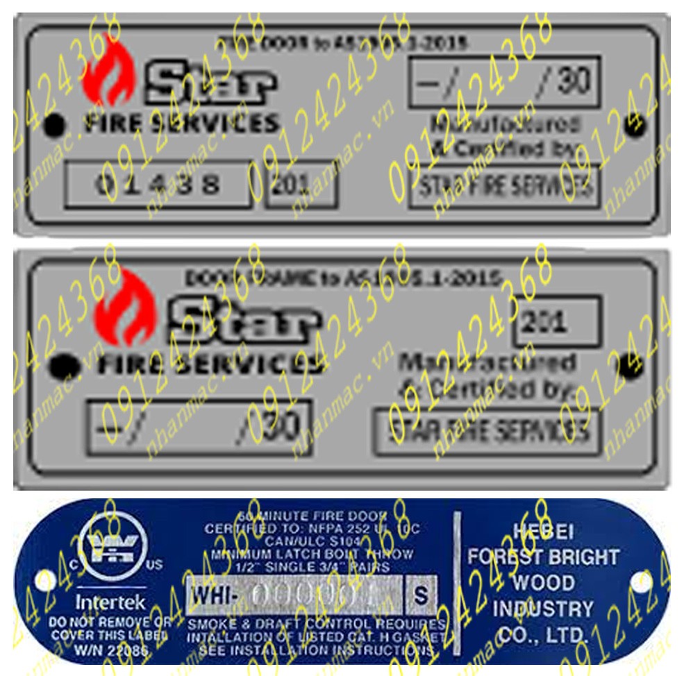 TCTH28- Tem nhãn mác cửa cuốn cửa kính- thủy lực- nhôm hệ được rất nhiều khách hàng lựa chọn