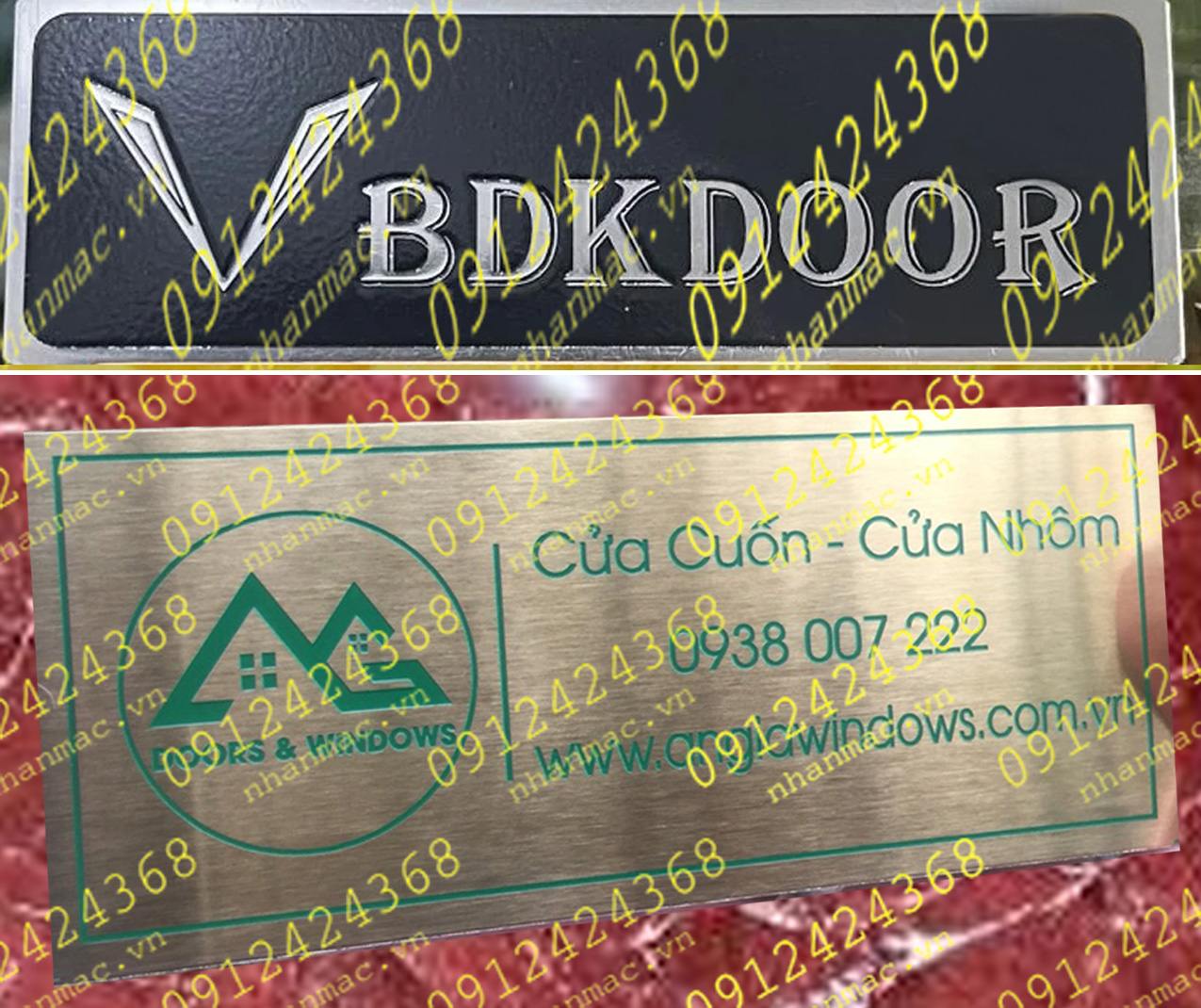 TCTH8- Tem nhãn mác cửa cuốn cửa kính- thủy lực- nhôm hệ là yếu tố thể hiện sự chuyên nghiệp