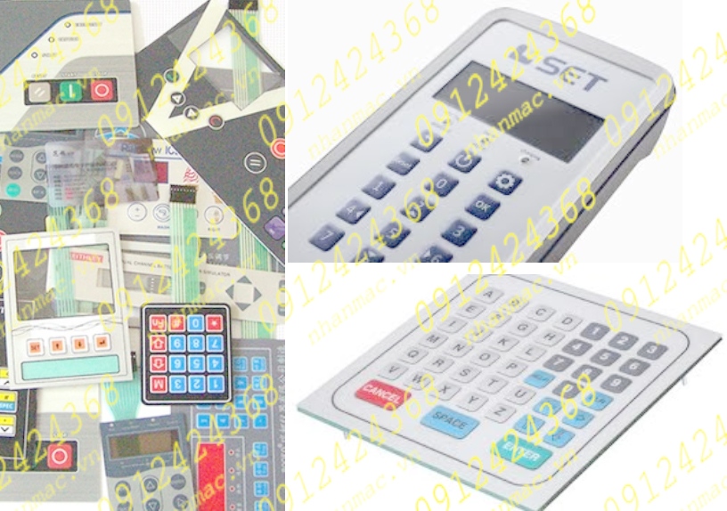 TDCP16- Tấm dán đồ họa che phủ mặt hiển thị phím bấm điều khiển thiết bị chọn CL phù hợp nhu cầu