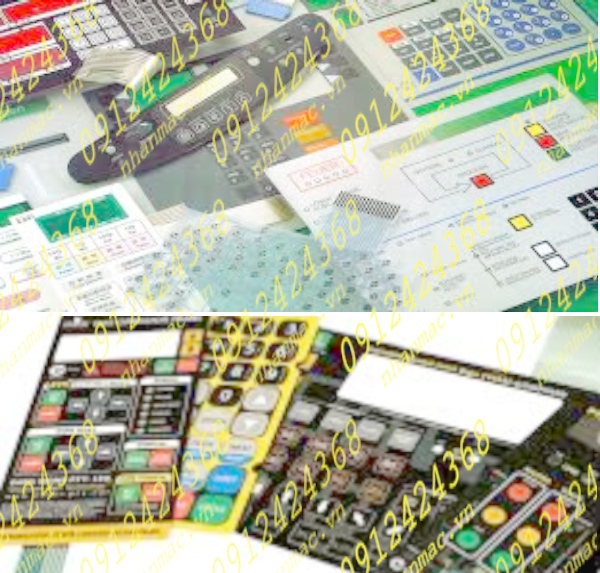 TDCP17- Tấm dán đồ họa che phủ mặt hiển thị phím bấm điều khiển thiết bị chọn phù hợp MT sử dụng