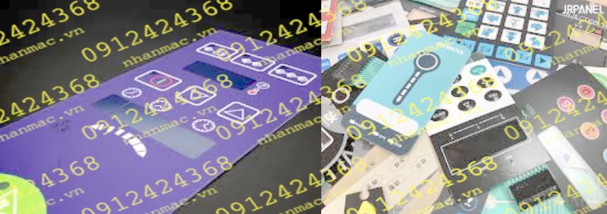 TDCP28- Tấm dán đồ họa che phủ mặt hiển thị phím bấm điều khiển thiết bị được SX tại Thiên lương