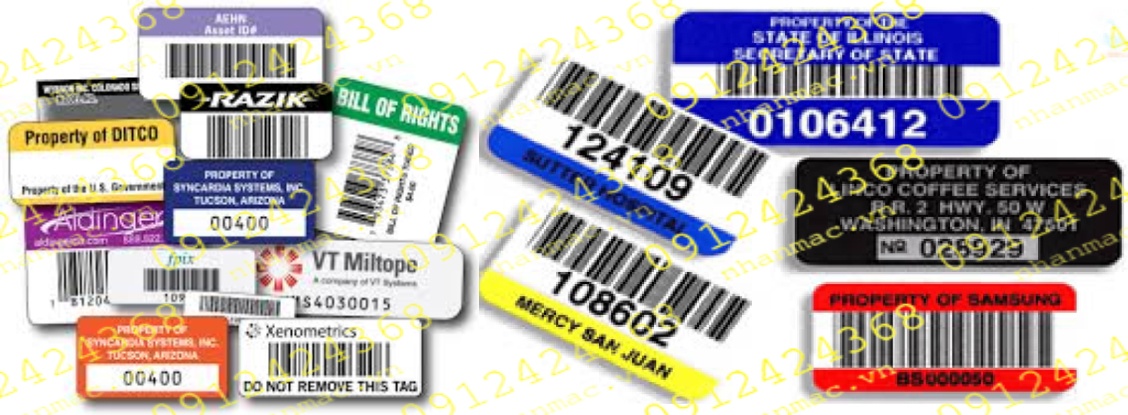 TLNM22- Tem kim loại làm logo nhãn mác máy móc động cơ cần có nội dung chính xác