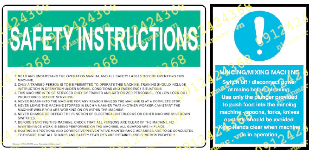 TLNM5- Tem kim loại làm logo nhãn mác máy móc động cơ cung cấp cách vận hành