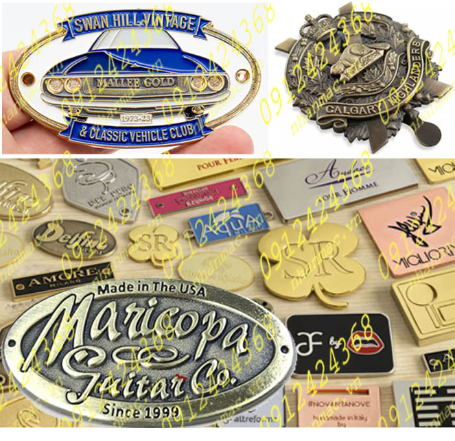 TNBD14- Tem nhãn mác Logo nhôm kim loại phụ thuộc nhiều yếu tố