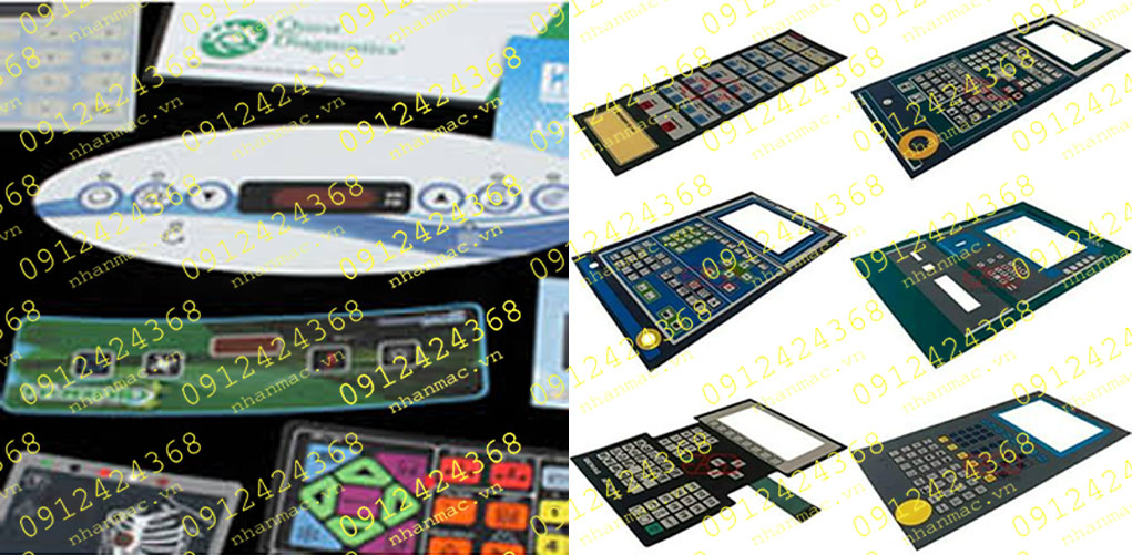 TND17- Tem nhan mac Decal nhân nut nôi lam ban phim bâm bang điêu khiên làm PB máy móc y tế