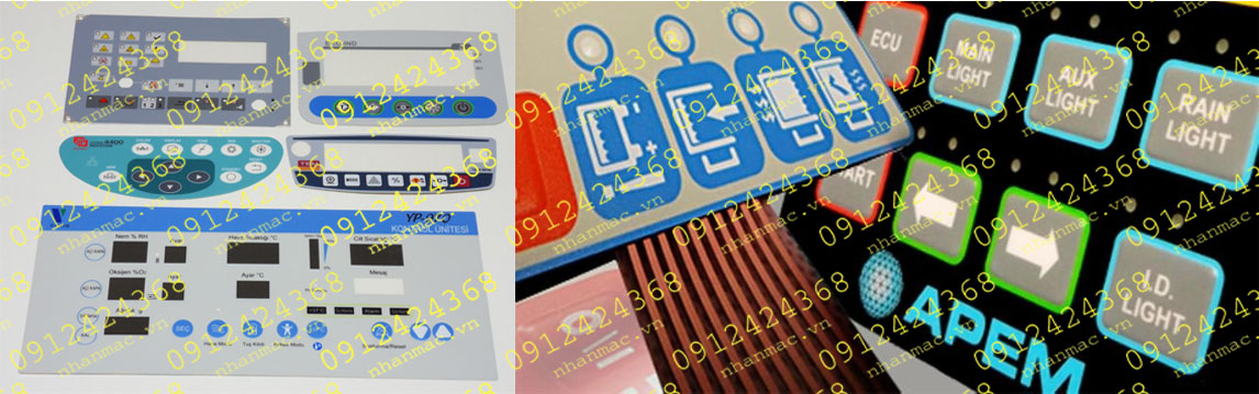 TND20- Tem nhan mac Decal nhân nut nôi lam ban phim bâm bang điêu khiên làm phím bấm Máy quân sự